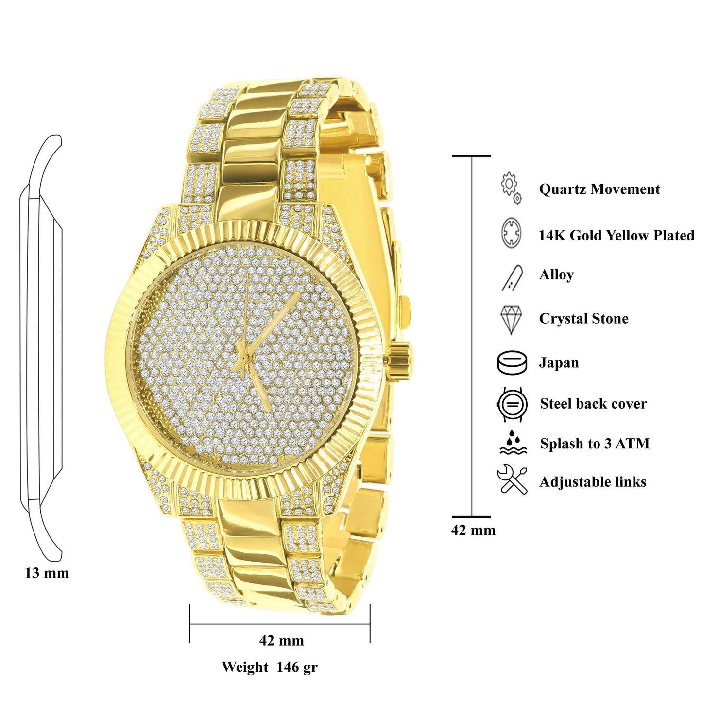 Personified Ultra Bling Watch | 562672
