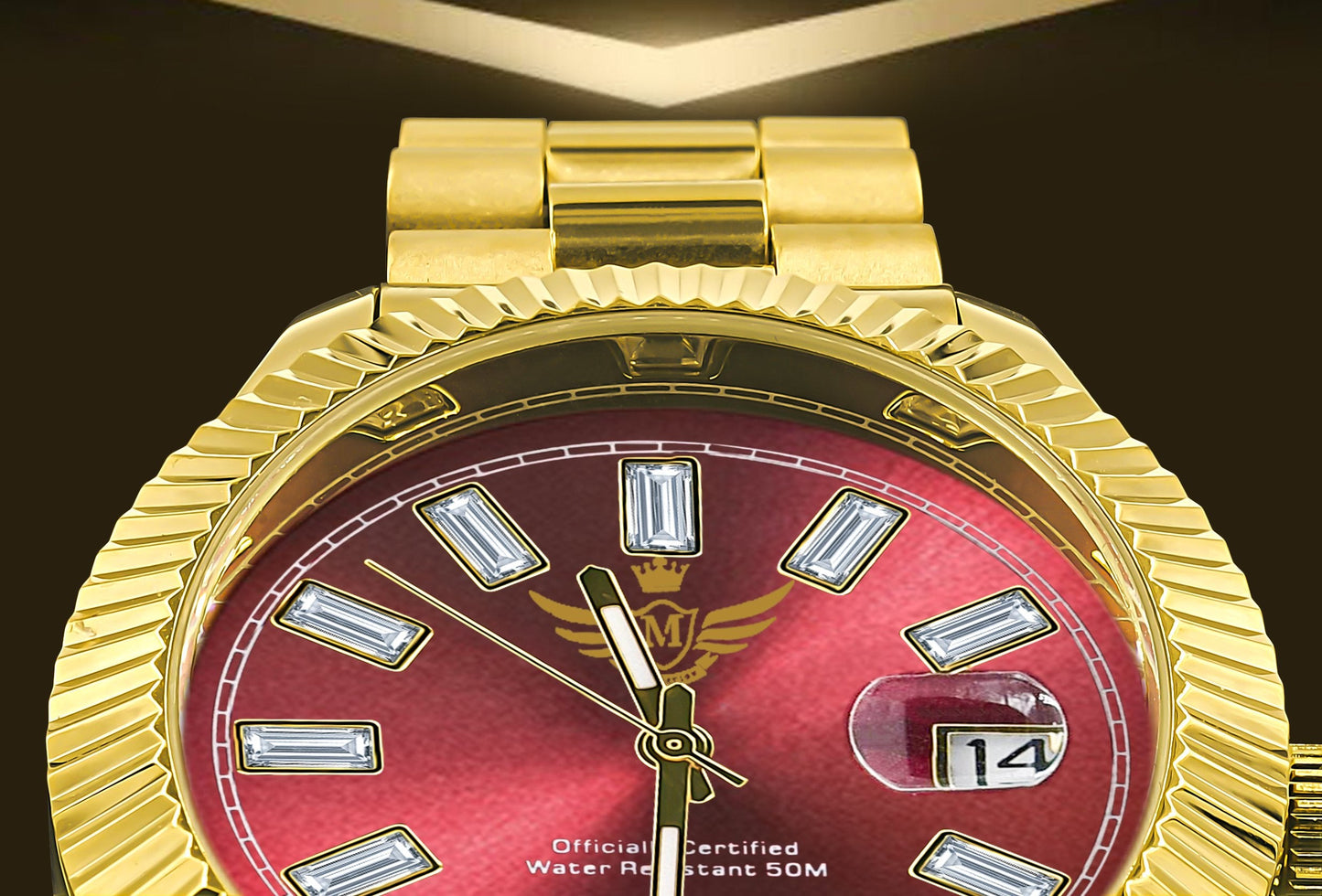 COSMIC STEEL CZ WATCH | 562866